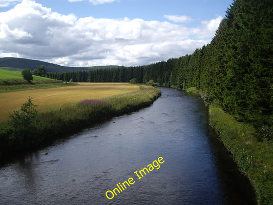 Photo 6x4 Upstream River Don Heugh-head\/NJ3811 From Buchaam Bridge. c2010