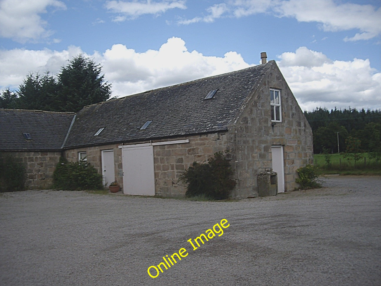 Photo 6x4 Outbuilding, Kildrummy Inn  c2010