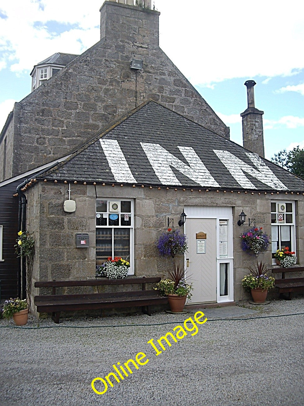 Photo 6x4 Entrance to Kildrummy Inn  c2010