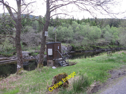 Photo 6x4 Flow monitoring station River Orchy By the weir on the River Or c2010