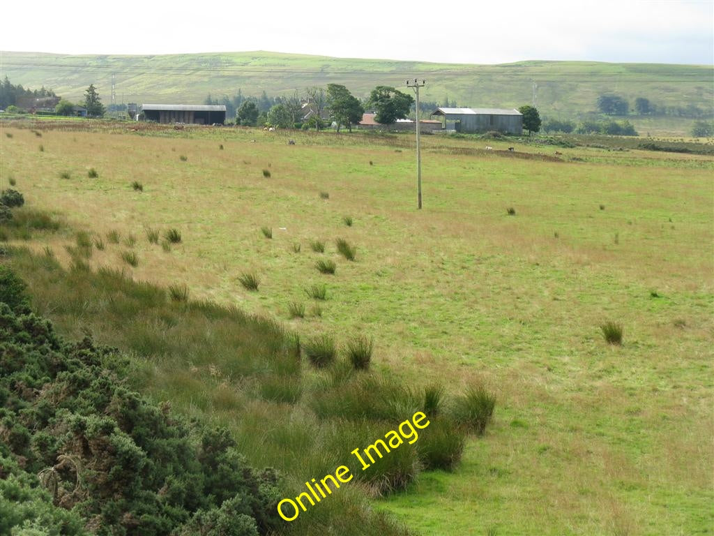 Photo 6x4 Blackraw from the railway bridge Oakbank\/NT0766 Rushy pasture  c2010