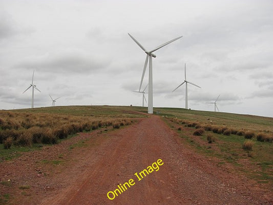 Photo 6x4 Black Hill power station Dunterlee Plantn View towards the summ c2010