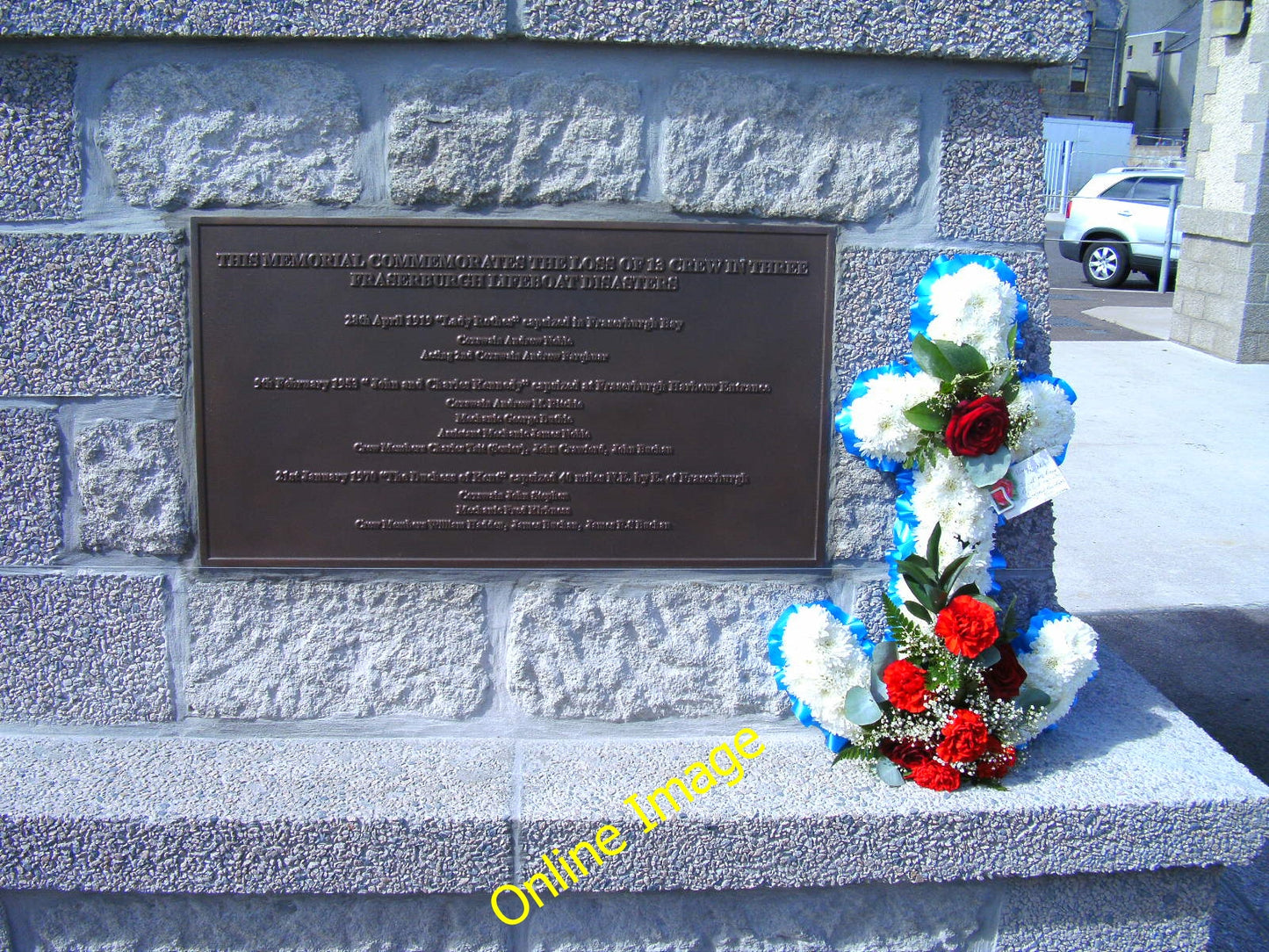 Photo 6x4 Fraserburgh Lifeboat Memorial Plaque Plaque on the lifeboat mem c2010