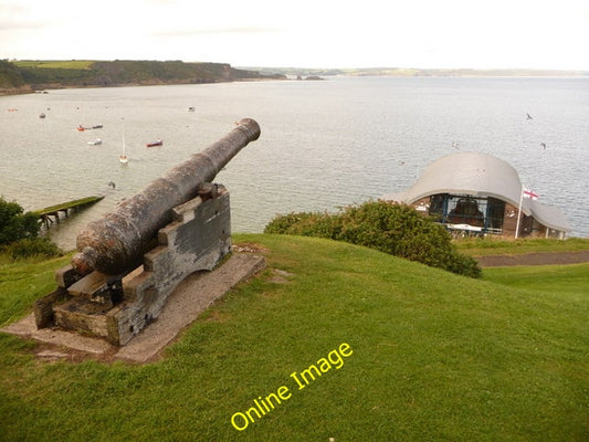 Photo 6x4 Tenby: cannon and lifeboat station Tenby\/Dinbych-y-pysgod Look c2010