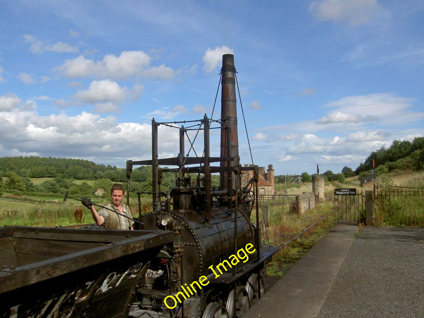 Photo 6x4 The Waggonway at Beamish open air museum High Forge Short steam c2010