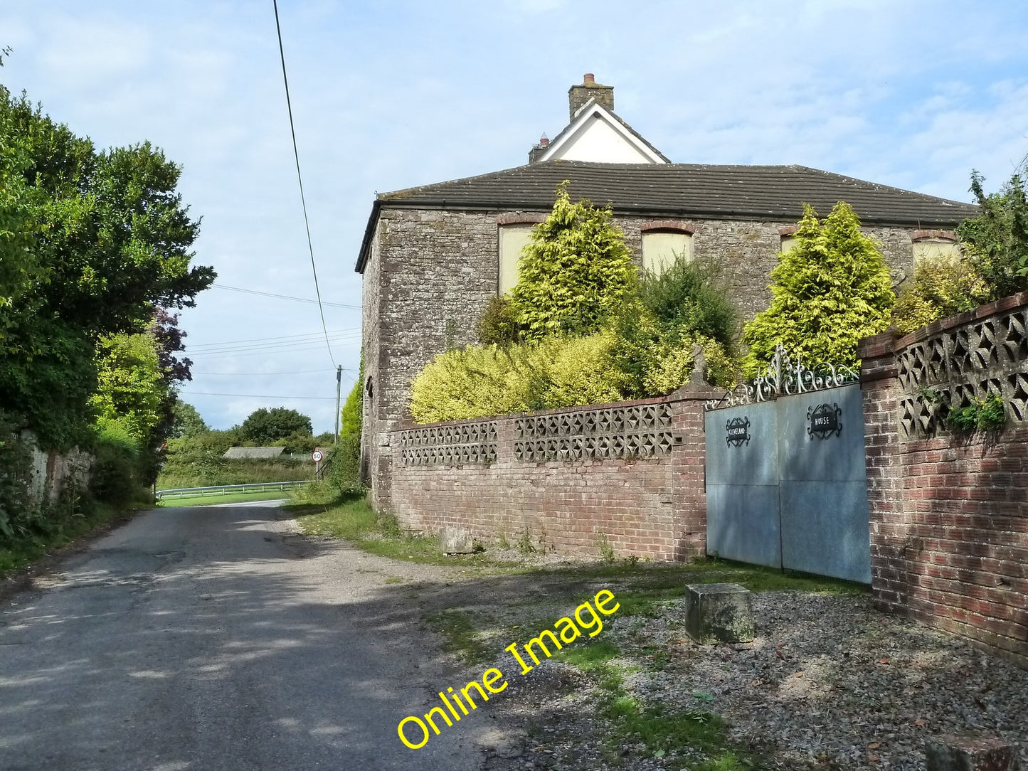 Photo 6x4 Old building, Station Road, close to junction with A48 Brookend c2010