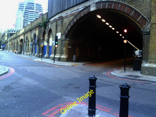 Photo 6x4 Bermondsey Street viaduct tunnel from Crucifix Lane London View c2010