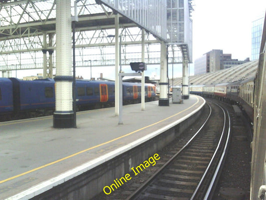 Photo 6x4 Waterloo Station Westminster Platform 18 from the coaches of a  c2010