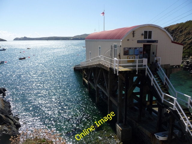 Photo 6x4 St. Justinian: view past the lifeboat station Rhosson One of se c2010