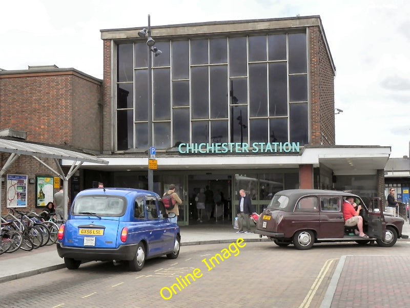 Photo 6x4 Chichester Station Entrance  c2010