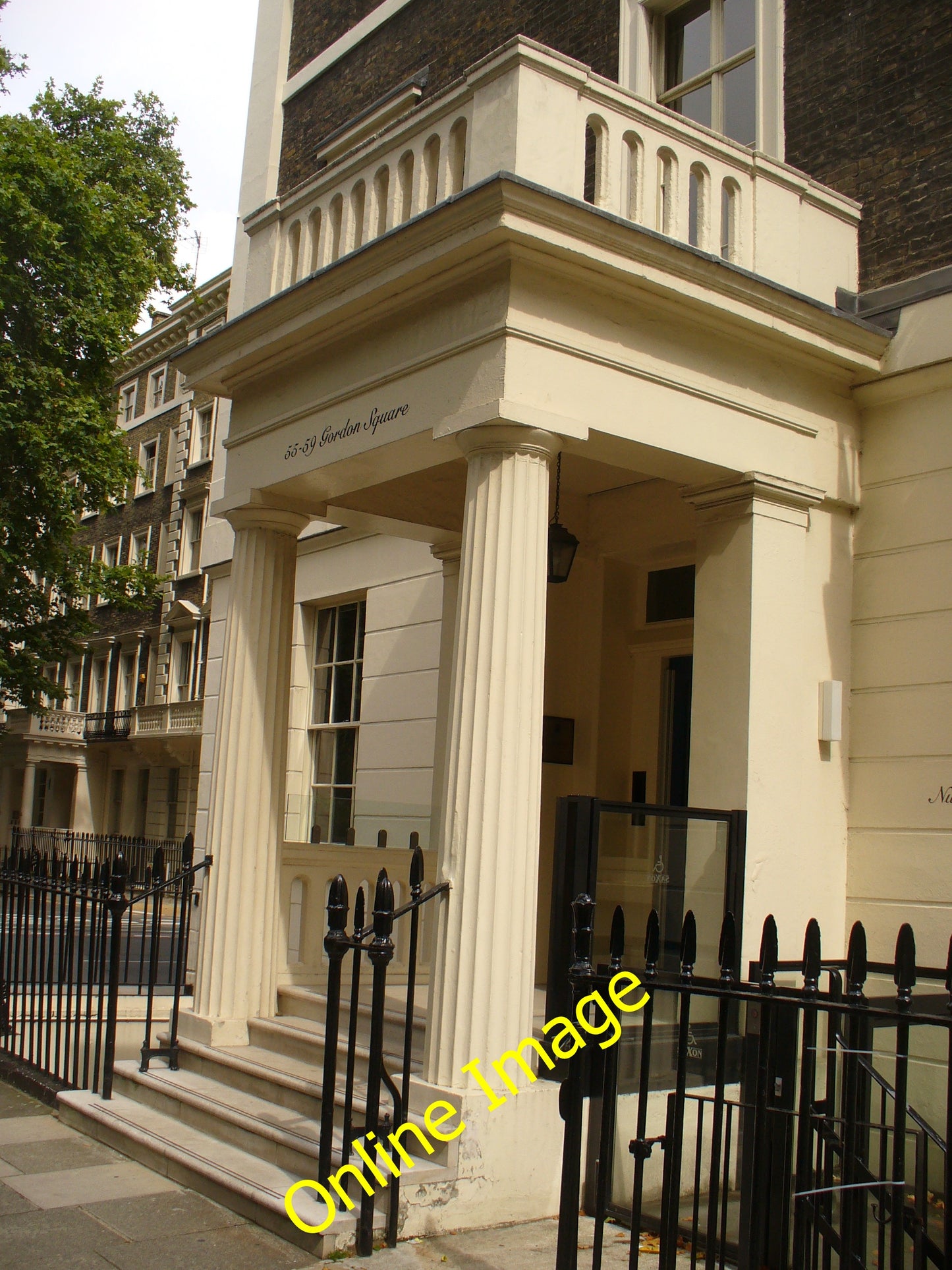 Photo 6x4 55-59 Gordon Square London Palatial doorway on a corner of Gord c2010