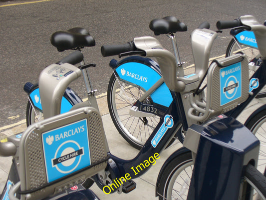 Photo 6x4 Barclays Cycle Hire London The familiar London Transport logo i c2010