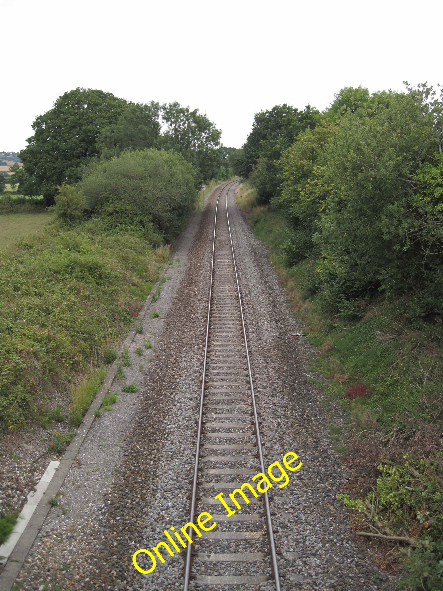 Photo 6x4 Exeter to London Railway line Hardington Marsh Up line towards  c2010