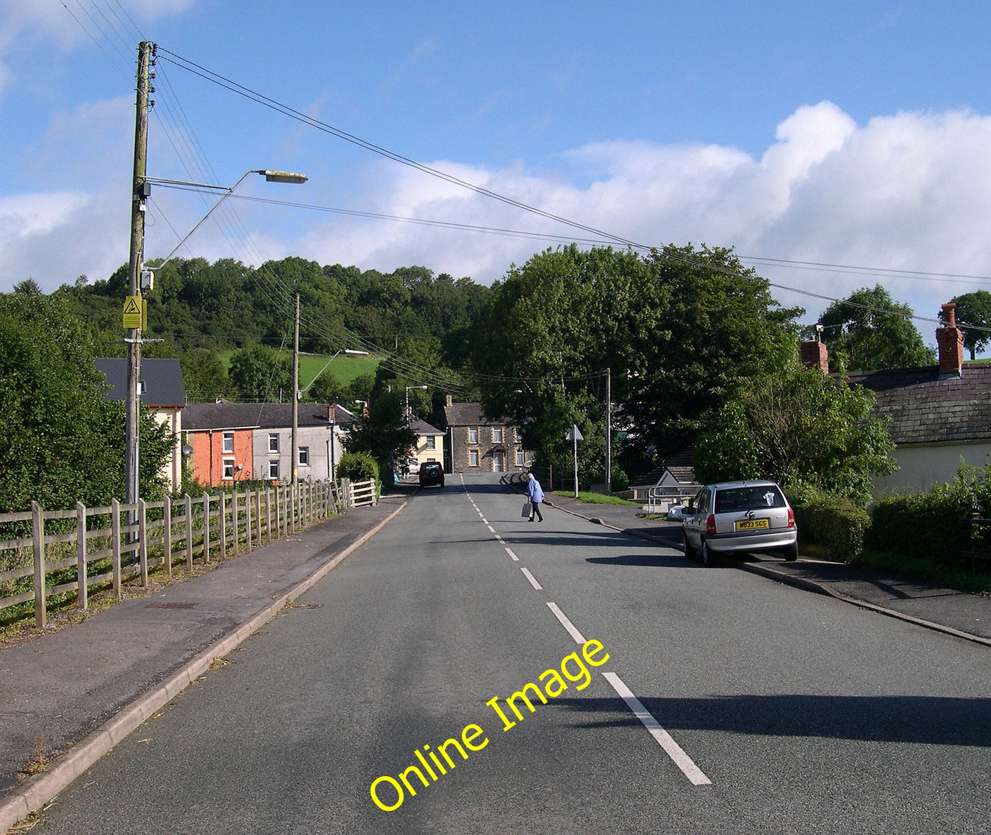 Photo 6x4 Station Road Nantgaredig Station Road Nantgaredig at its juncti c2010