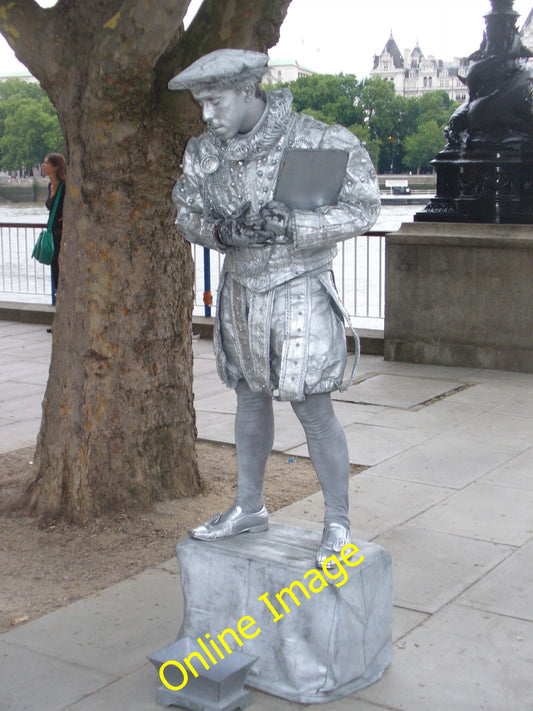 Photo 6x4 As You Like It? London Living statue on the South Bank below Hu c2010