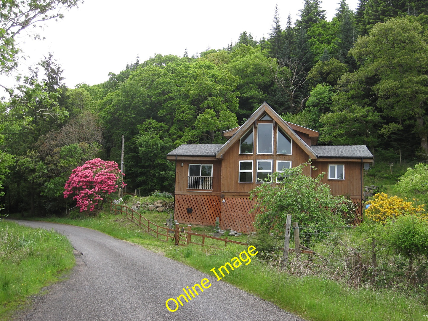 Photo 6x4 New house by the old military road Ichrachan Where the road to  c2010