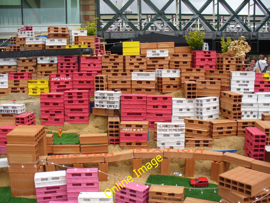 Photo 12x8 Favelas at the South Bank London Entrancing sculpture of Brazil c2010