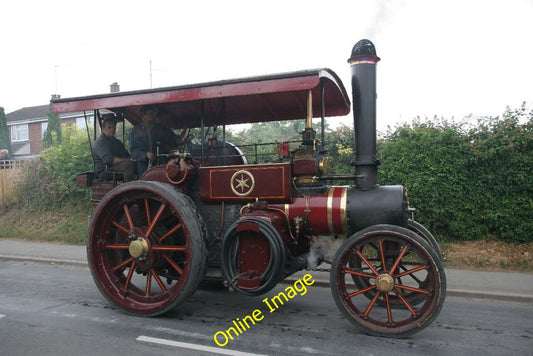 Photo 6x4 Blur on the road Cholsey Well not quite but this steam engine c c2010