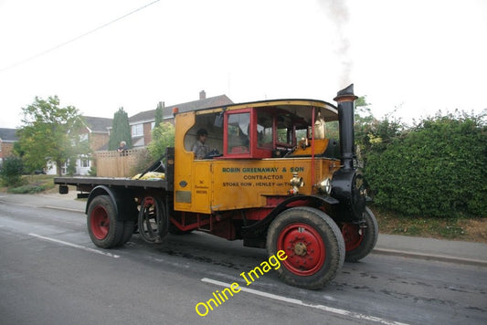 Photo 6x4 Steam Lorry on Station Road Cholsey One of the few steam lorrie c2010