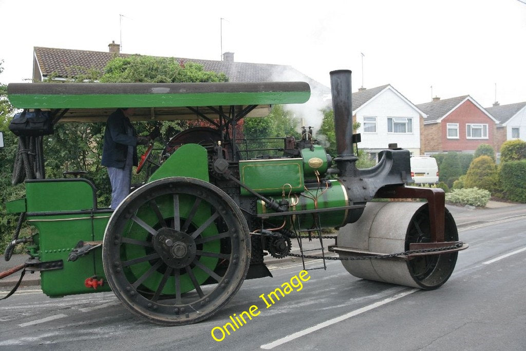 Photo 6x4 Into Station Road Cholsey A steam roller turning into Station R c2010