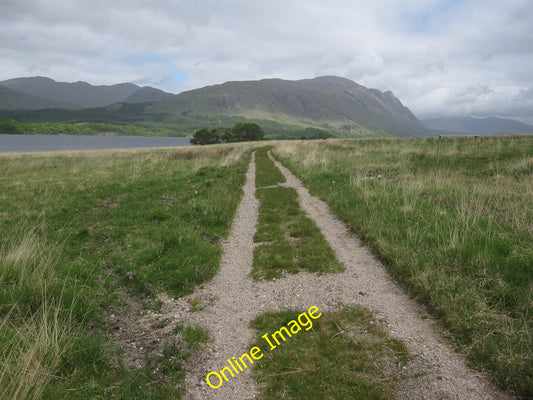 Photo 6x4 Track along Loch Etive Armaddy Bay Just past Armaddy. The track c2010