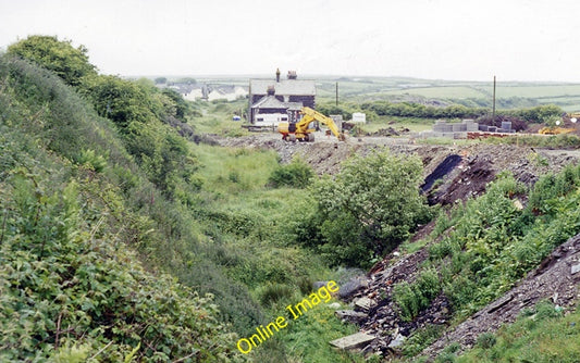 Photo 6x4 Site of Delabole Station Pengelly\/SX0783 View NE, towards Halw c1991