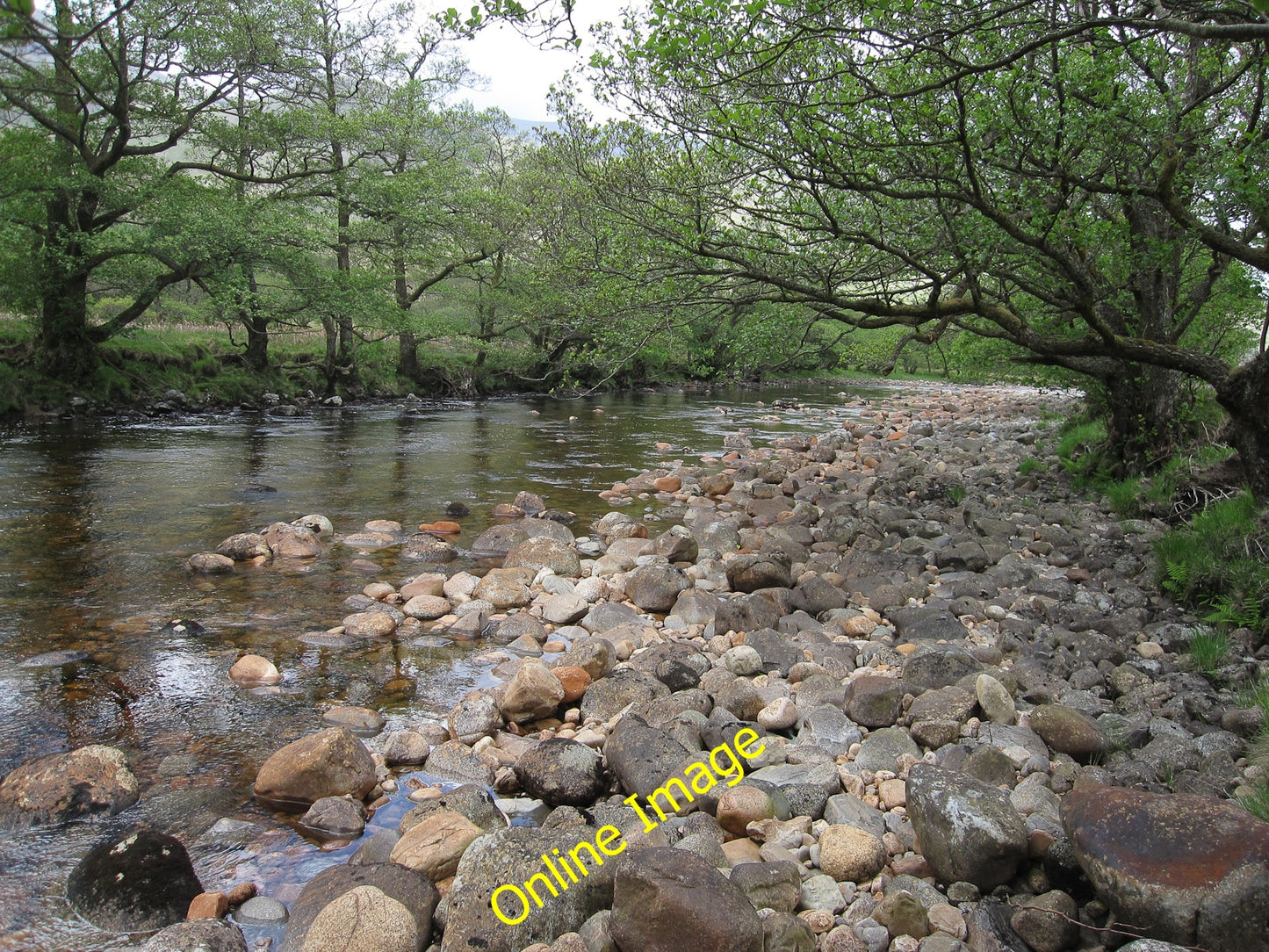 Photo 6x4 River Kinglass Allt Dhoir\u00e8ann Looking downstream. c2010