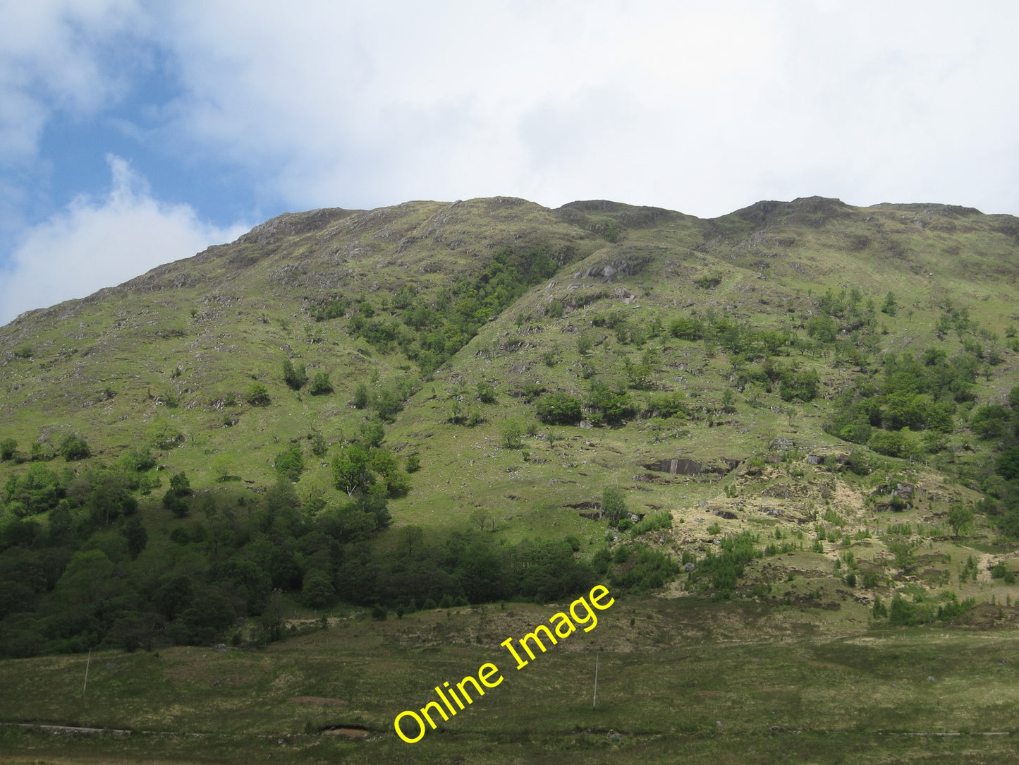 Photo 6x4 Beinn nan L\u00c3\u00b9s Beinn nan Lus\/NN1337 Looking up from  c2010