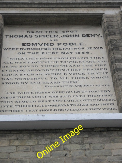 Photo 6x4 Inscription above the chapel in Station Road Beccles  c2010