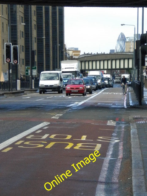 Photo 6x4 Commercial Road E14 and Limehouse Station Bridge Bow\/TQ3682 Lo c2010