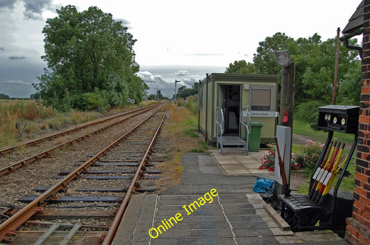 Photo 6x4 Railway near Barton Lane LC South End\/TA1120 The level crossin c2010