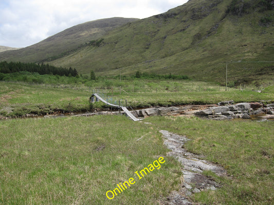 Photo 6x4 Footbridge over River Kinglass Meall Garbh\/NN1636 Near Glenkin c2010