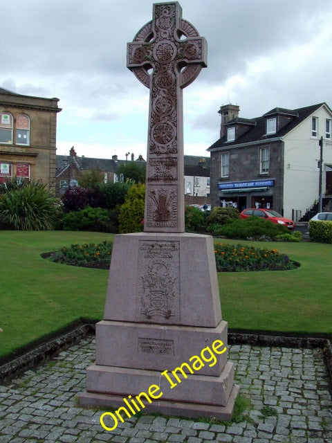 Photo 6x4 Celtic cross in Colqhoun Square Helensburgh Celebrating
200 ye c2010