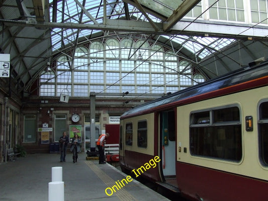 Photo 6x4 Helensburgh Central Station The main concourse, with the waitin c2010