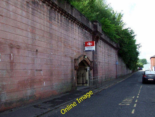 Photo 6x4 Dumbarton Central station The north entrance to the station, on c2010