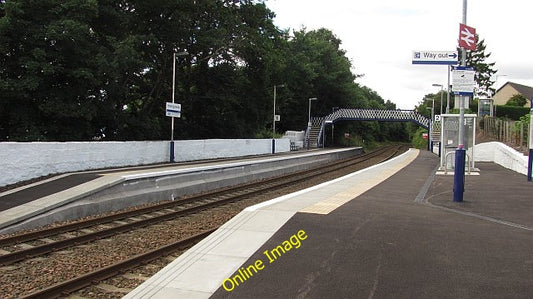 Photo 6x4 Invergowrie Station Very few trains stop here. View westward to c2010