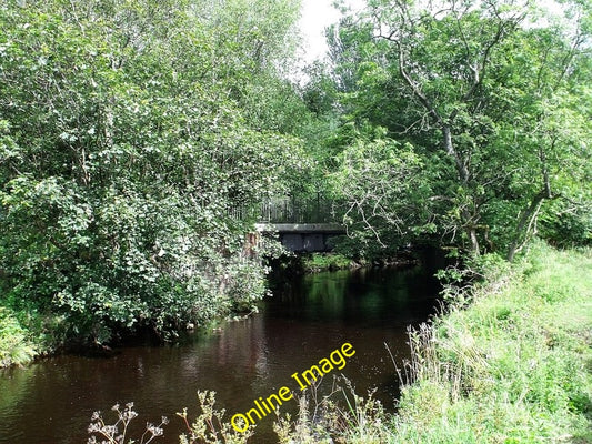 Photo 6x4 Bridge over the Glazert Milton of Campsie A new concrete struct c2010