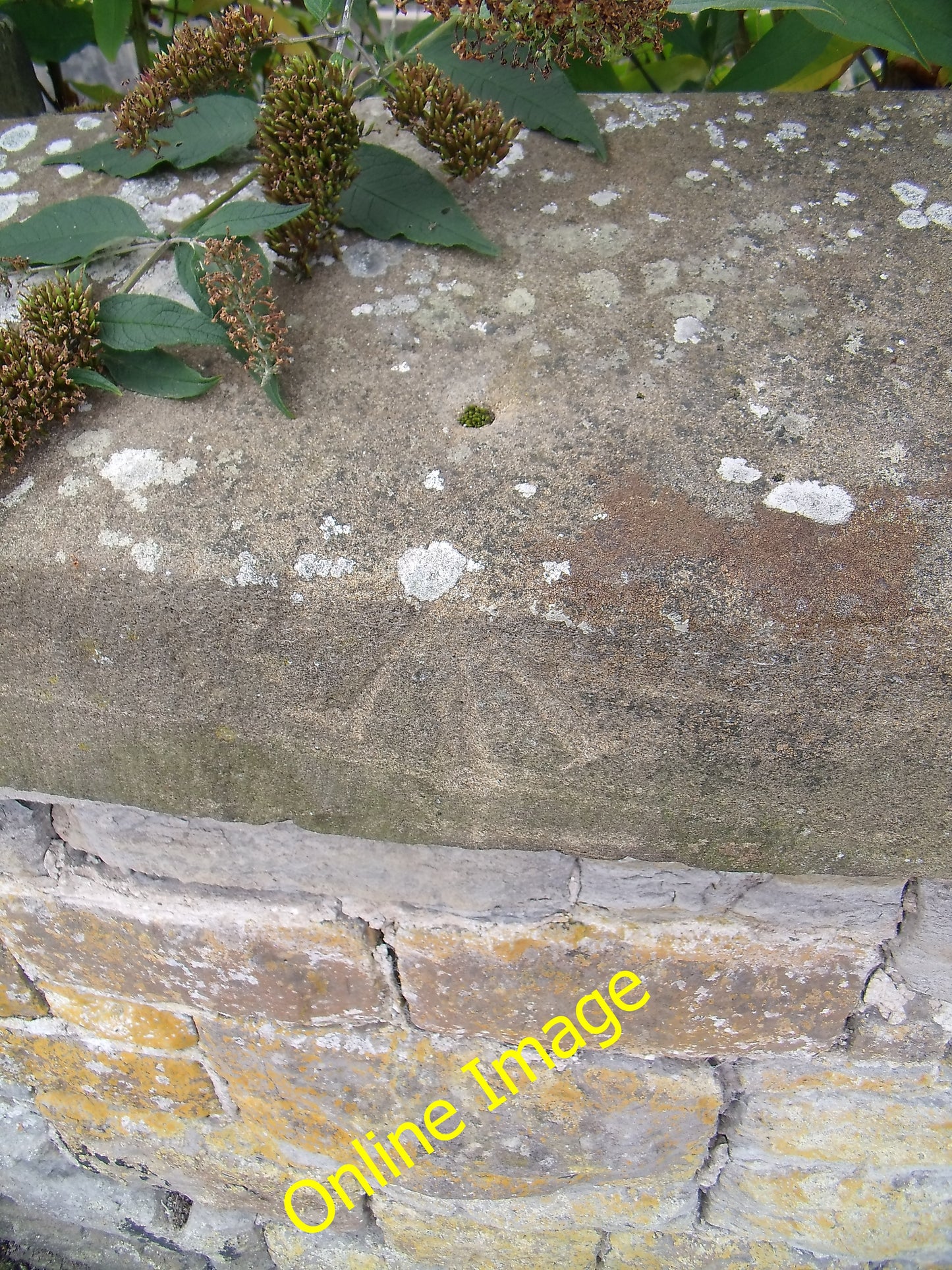 Photo 6x4 Pivot benchmark on railway bridge, Bangor This Pivot benchmark  c2010