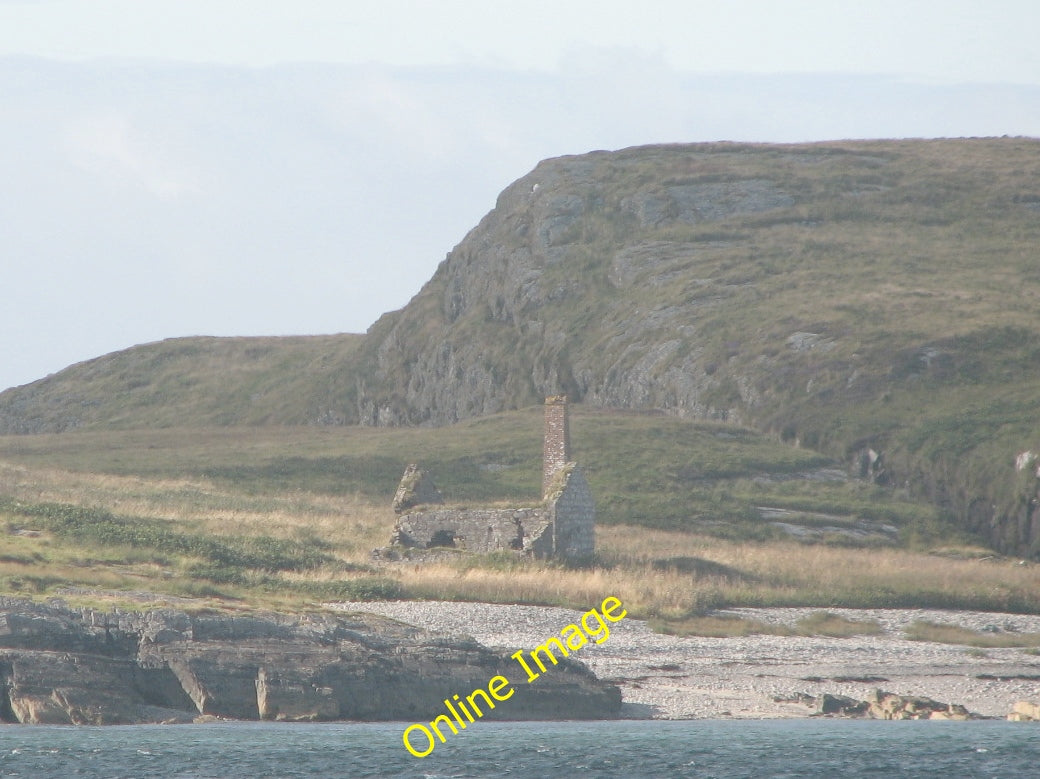 Photo 6x4 Remains of chapel at Port na h-Eaglaise on Nave island Na Badag c2006