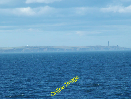 Photo 6x4 Buchan Radar and Chimney Sandfordhill Taken from the MV Hrossey c2010