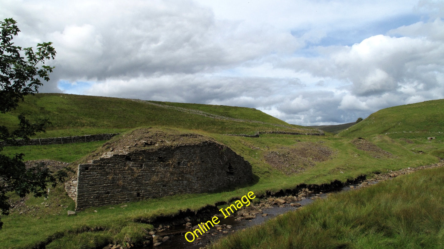 Photo 6x4 Railway Embankment in Middlehope Westgate\/NY9038 Middlehope is c2010