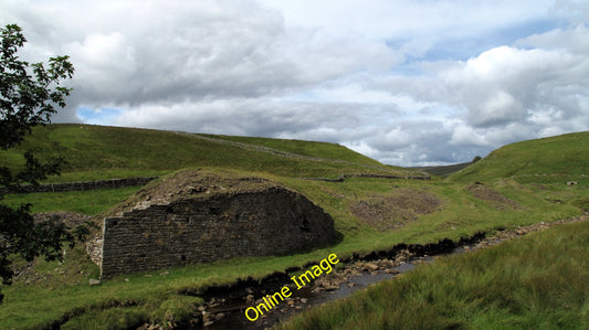 Photo 12x8 Railway Embankment in Middlehope Westgate\/NY9038 Middlehope is c2010