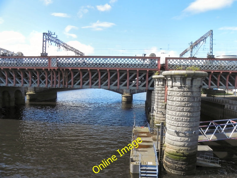 Photo 6x4 Second Caledonian Railway Bridge Glasgow In 1905 the Caledonian c2010