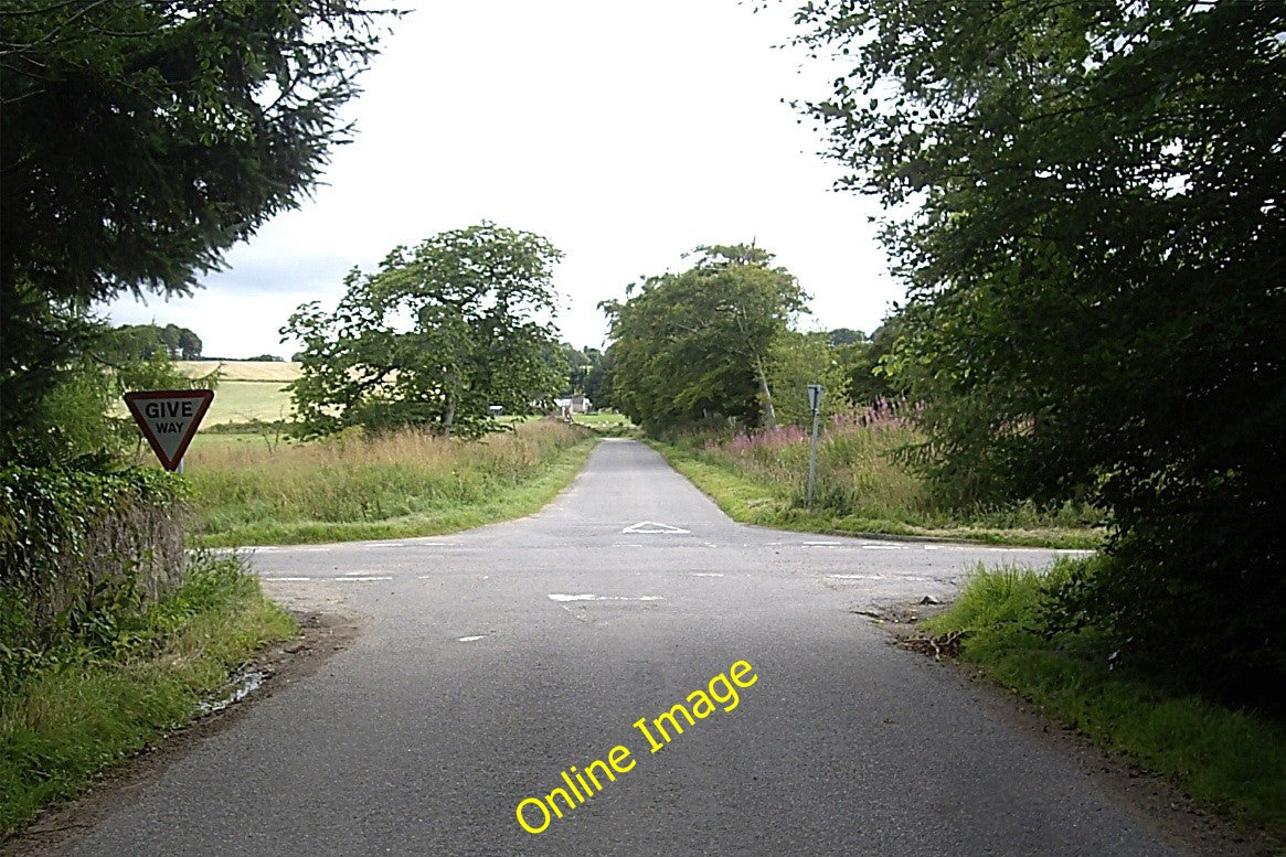 Photo 6x4 Crossroads at Corse O'Neil Leochel-Cushnie Heading south. c2010