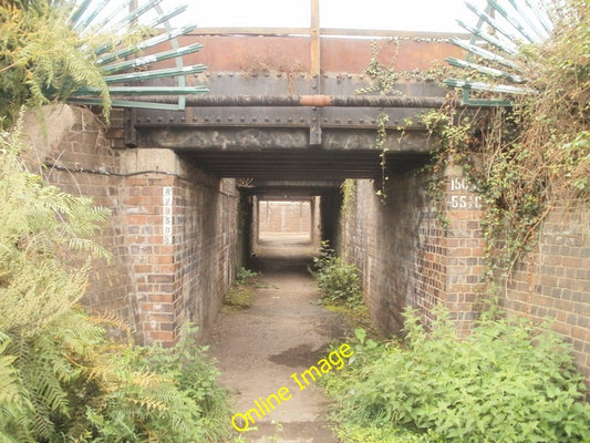 Photo 6x4 Railway underpass, Undy Causeway\/ST4386 Viewed from the south  c2010