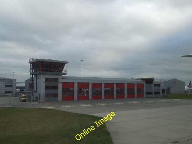 Photo 6x4 Stansted Airport Burton End\/TL5323 The fire station, airside b c2010