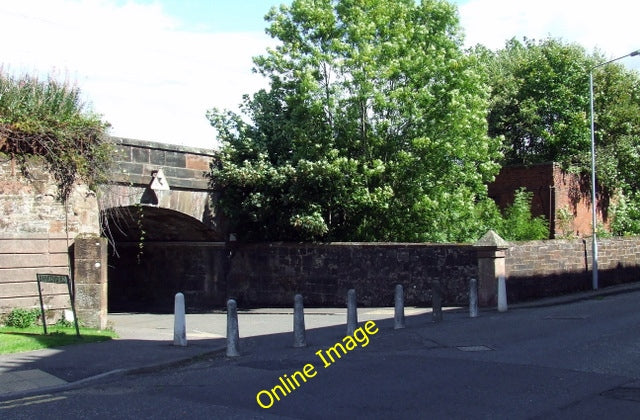 Photo 6x4 Railway bridge at Bankend Road Dumbarton At the junction of Hig c2010