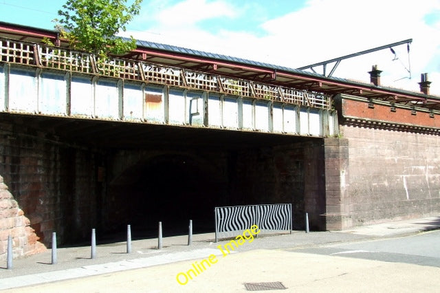 Photo 6x4 Railway arch at Dumbarton Central station National Cycle Networ c2010