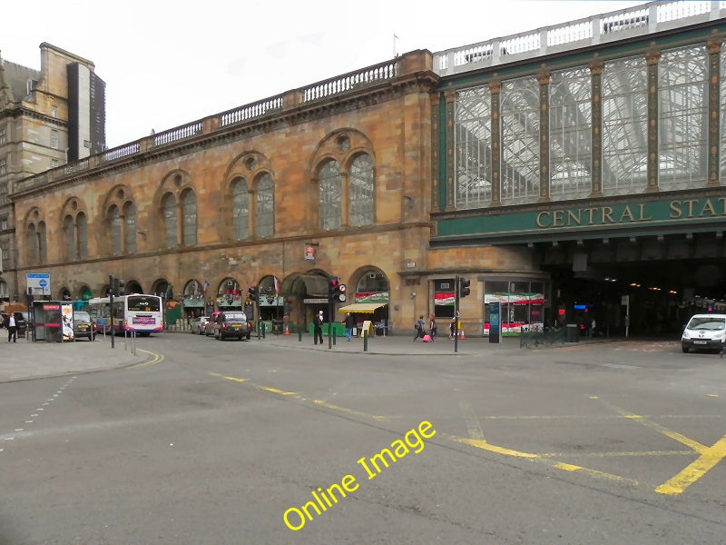 Photo 6x4 Hope Street - Glasgow Central Station The Hope Street side of t c2010