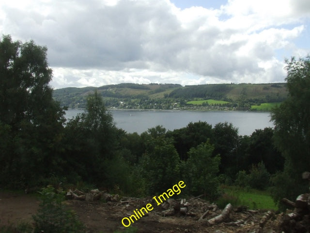 Photo 6x4 Clynder and the Gareloch Rhu\/NS2684 Viewed from a train passin c2010